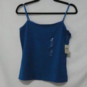 ANN TAYLOR  Blue Spaghetti Strap Camisole Tank Top - Size Small NWT